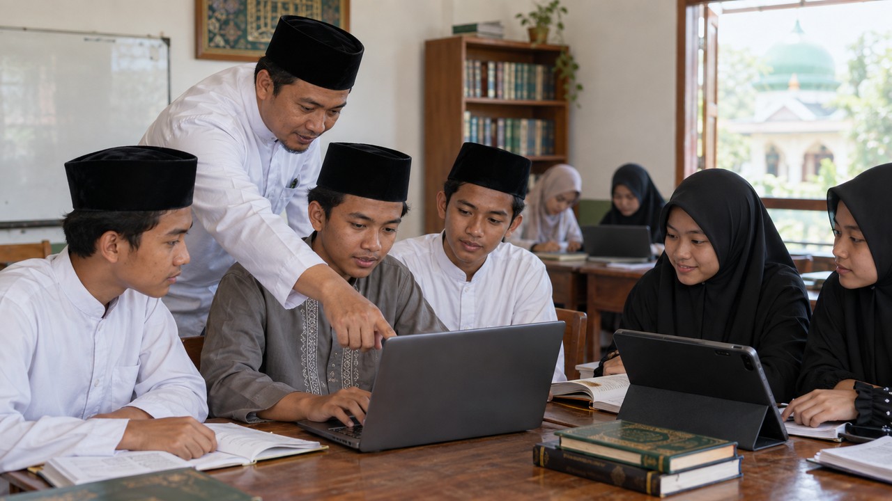 Pesantren Gelar Kelas Literasi Digital untuk Santri