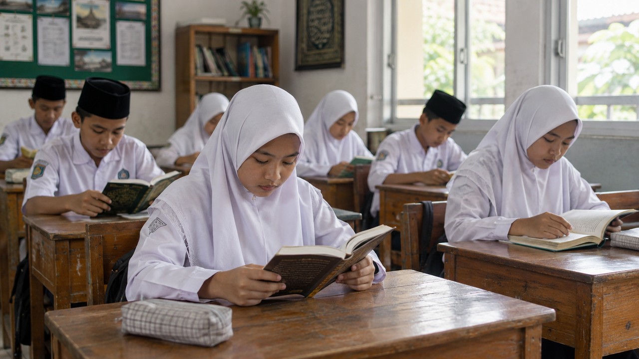Madrasah Dorong Program Membaca 15 Menit Sebelum Pelajaran
